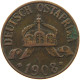 DEUTSCH OSTAFRIKA HELLER 1908 J  #MA 099994 - Afrique Orientale Allemande