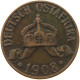 DEUTSCH OSTAFRIKA HELLER 1908 J  #MA 099958 - German East Africa