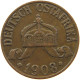 DEUTSCH OSTAFRIKA HELLER 1908 J  #MA 098573 - África Oriental Alemana
