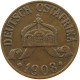 DEUTSCH OSTAFRIKA HELLER 1908 J  #MA 098573 - German East Africa