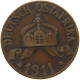 DEUTSCH OSTAFRIKA HELLER 1911 J  #MA 099983 - German East Africa
