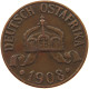 DEUTSCH OSTAFRIKA HELLER 1908 J  #MA 098475 - German East Africa