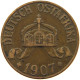 DEUTSCH OSTAFRIKA HELLER 1907 J  #MA 098535 - German East Africa