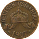 DEUTSCH OSTAFRIKA HELLER 1907 J  #MA 098512 - German East Africa