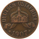 DEUTSCH OSTAFRIKA HELLER 1907 J  #MA 098462 - Deutsch-Ostafrika