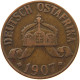 DEUTSCH OSTAFRIKA HELLER 1907 J  #MA 098470 - Duits-Oost-Afrika