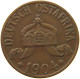 DEUTSCH OSTAFRIKA HELLER 1904 A  #MA 100004 - Africa Orientale Tedesca