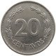 ECUADOR 20 CENTAVOS 1972  #MA 025439 - Equateur