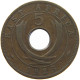 EAST AFRICA 5 CENTS 1925 GEORGE V. (1910-1936) #MA 065522 - Colonia Británica