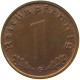 DRITTES REICH REICHSPFENNIG 1937 G  #MA 100072 - 1 Reichspfennig