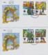 Delcampe - ISRAEL 2006 FDC YEAR SET COMPLETE W/ S/SHEETS SEE 9 SCANS - Lettres & Documents