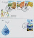 Delcampe - ISRAEL 2008 FDC COMPLETE YEAR SET STAMPS + S/SHEETS - SEE 10 SCANS - Brieven En Documenten