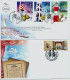 Delcampe - ISRAEL 2009 FDC COMPLETE YEAR SET WITH S/SHEETS - SEE 8 SCANS - Briefe U. Dokumente