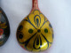 Delcampe - Vintage Khokhloma Wooden Spoons Hand Painted In Russia Russian Art #2191 - Spoons