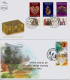 ISRAEL 2015 FDC YEAR SET WITH TABS & S/SHEETS SEE 9 SCANS - Covers & Documents