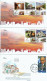 ISRAEL 2016 FDC YEAR SET WITH TABS & S/SHEETS SEE 10 SCANS - Storia Postale