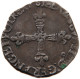 FRANCE 1/8 ECU HUITIÈME 1581 RENNES HENRI III. (1574-1589) #MA 068383 - 1574-1589 Henry III