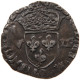 FRANCE 1/8 ECU HUITIÈME 1581 RENNES HENRI III. (1574-1589) #MA 068383 - 1574-1589 Enrique III