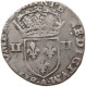 FRANCE 1/4 ECU 1589 A HENRI III. (1574-1589) #MA 059645 - 1574-1589 Enrico III