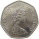 FALKLAND ISLANDS 50 PENCE 1985 ELIZABETH II. (1952-2022) #MA 066544 - Falklandinseln