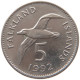 FALKLAND ISLANDS 5 PENCE 1992 ELIZABETH II. (1952-2022) #MA 066550 - Falklandinseln