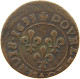 FRANCE DOUBLE TOURNOIS 1633 LOUIS XIII #MA 001664 - 1610-1643 Lodewijk XIII Van Frankrijk De Rechtvaardige