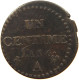 FRANCE CENTIME AN 6 A  #MA 021869 - 1 Centime