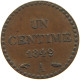 FRANCE CENTIME 1849 A  #MA 065159 - 1 Centime