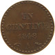 FRANCE CENTIME 1848 A  #MA 100726 - 1 Centime