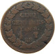 FRANCE 5 CENTIMES AN 8 BB  #MA 102045 - 5 Centimes