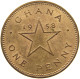 GHANA PENNY 1958  #MA 101077 - Ghana