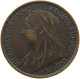 GREAT BRITAIN PENNY 1899 VICTORIA 1837-1901 #MA 101844 - D. 1 Penny