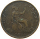GREAT BRITAIN PENNY 1875 VICTORIA 1837-1901 #MA 101845 - D. 1 Penny