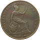 GREAT BRITAIN PENNY 1855 VICTORIA 1837-1901 #MA 022965 - D. 1 Penny