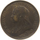 GREAT BRITAIN HALFPENNY 1899 VICTORIA 1837-1901 #MA 022979 - K. 1/2 Crown