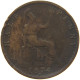 GREAT BRITAIN HALFPENNY 1874 H VICTORIA 1837-1901 #MA 023287 - K. 1/2 Crown