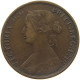 GREAT BRITAIN HALFPENNY 1866 VICTORIA 1837-1901 #MA 023285 - K. 1/2 Crown