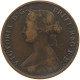 GREAT BRITAIN HALFPENNY 1863 VICTORIA 1837-1901 #MA 023290 - K. 1/2 Crown