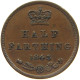 GREAT BRITAIN HALF FARTHING 1843 VICTORIA 1837-1901 #MA 022988 - A. 1/4 - 1/3 - 1/2 Farthing