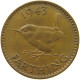 GREAT BRITAIN FARTHING 1943 GEORGE VI. (1936-1952) #MA 073213 - B. 1 Farthing