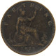 GREAT BRITAIN FARTHING 1875 H VICTORIA 1837-1901 #MA 022986 - B. 1 Farthing