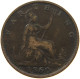 GREAT BRITAIN FARTHING 1860 VICTORIA 1837-1901 #MA 100856 - B. 1 Farthing