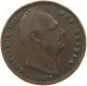 GREAT BRITAIN FARTHING 1834 WILLIAM IV. #MA 003233 - B. 1 Farthing