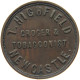 GREAT BRITAIN FARTHING  T. HIGHFIELD GROCER TOBACCONIST NEWCASTLE, VICTORIA #MA 022981 - Andere & Zonder Classificatie