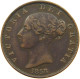 GREAT BRITAIN 1/2 PENNY 1858 VICTORIA (1837-1901) #MA 002426 - C. 1/2 Penny