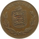 GUERNSEY 8 DOUBLES 1945 GEORGE VI. (1936-1952) #MA 064886 - Guernesey