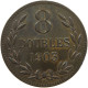 GUERNSEY 8 DOUBLES 1903 EDWARD VII., 1901 - 1910 #MA 064890 - Guernesey