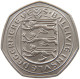 GUERNSEY 50 PENCE 1970 ELIZABETH II. (1952-2022) #MA 073159 - Guernsey