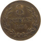 GUERNSEY 8 DOUBLES 1934 GEORGE V. (1910-1936) #MA 064887 - Guernsey