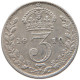 GREAT BRITAIN THREEPENCE 1910 EDWARD VII., 1901 - 1910 #MA 061793 - F. 3 Pence